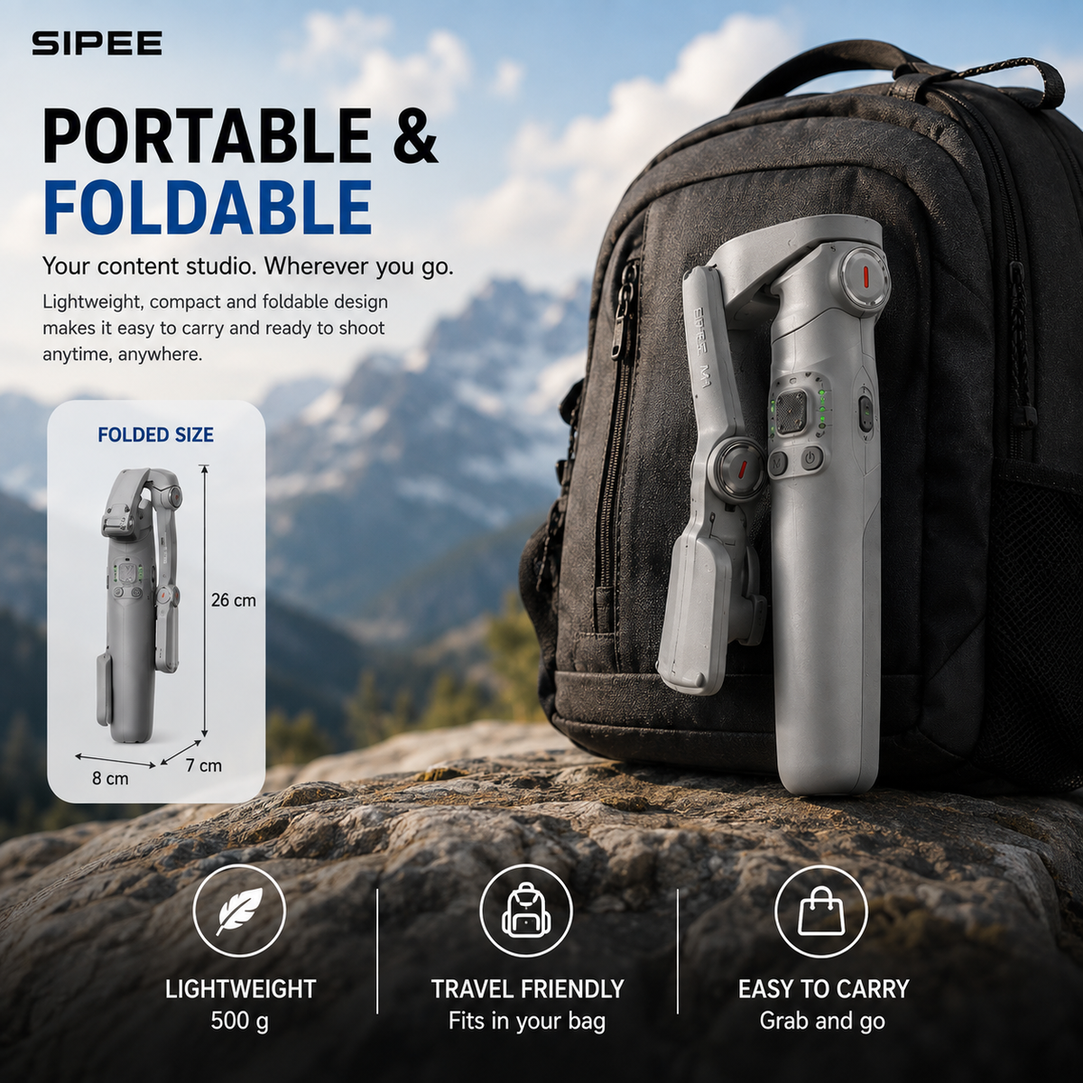 M1 3-Axis Smartphone Gimbal Stabilizer