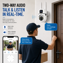 360° Dual-Lens Wi-Fi Security Camera