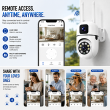 360° Dual-Lens Wi-Fi Security Camera