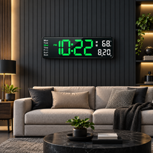 Digital Wall Clock With Remote Control