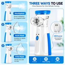 Portable Mesh Nebulizer Machine for Adults & Kids
