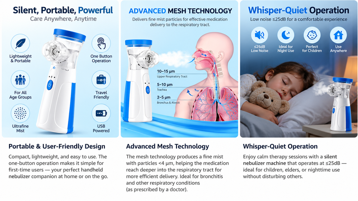 Portable Nebulizer Feature Showcase