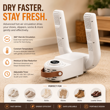 Electric Shoe Dryer & Deodorizer – 360° Hot-Air Circulation