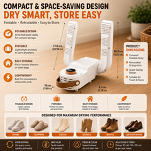 Electric Shoe Dryer & Deodorizer – 360° Hot-Air Circulation